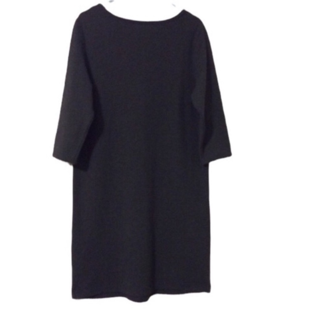 TALBOTS Timeless And Classic GRAY Sweater Dress Size LARGE - Picture 2 of 9